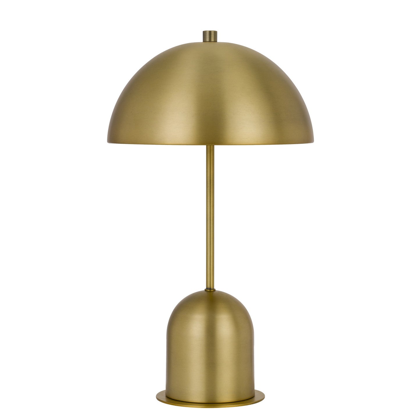Antiqued Brass Desk Table Lamp w/ Shade