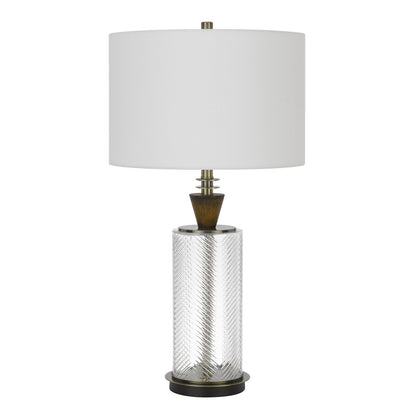 Clear Table Lamp w/ Shade