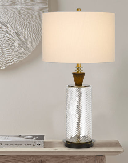 Clear Table Lamp w/ Shade
