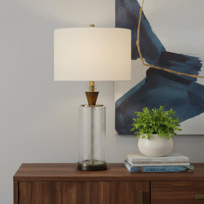 Clear Table Lamp w/ Shade