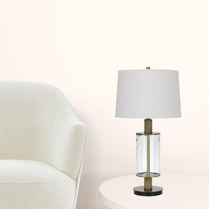 Clear Table Lamp w/ Shade