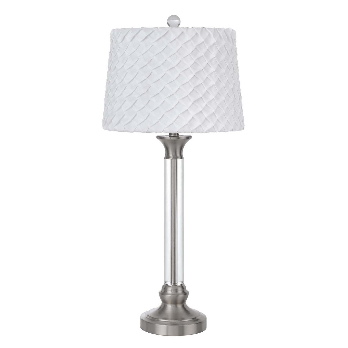 Nickel Table Lamp w/ Shade