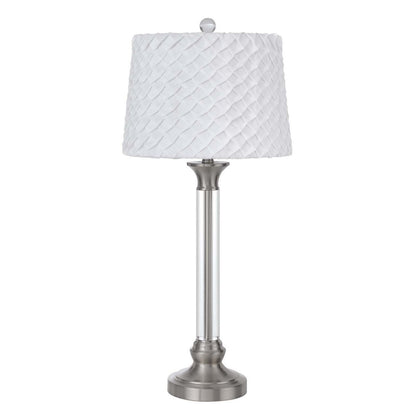 Nickel Table Lamp w/ Shade