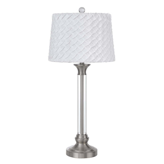 Nickel Table Lamp w/ Shade