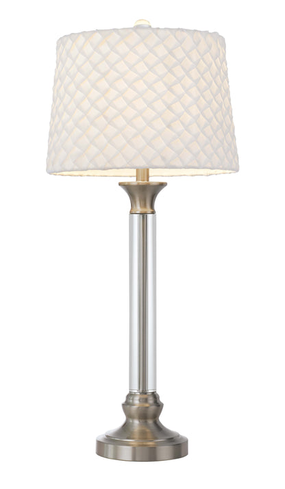 Nickel Table Lamp w/ Shade