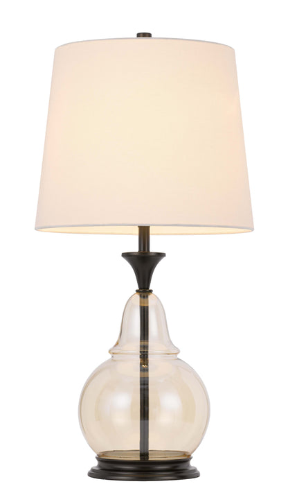 Clear Table Lamp w/ Shade
