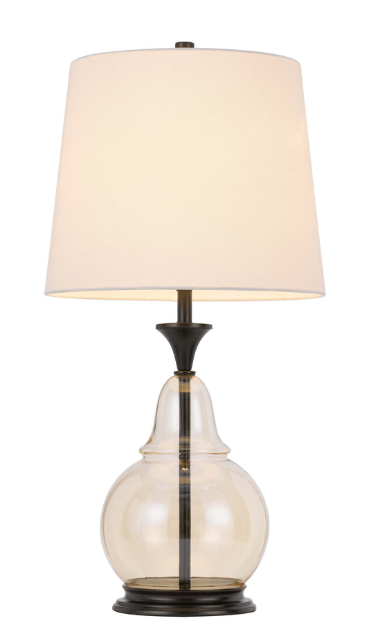 Clear Table Lamp w/ Shade