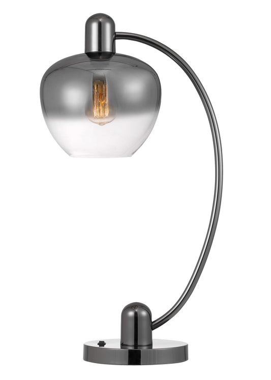 GunTable Lamp w/ Silver Metallic Shade