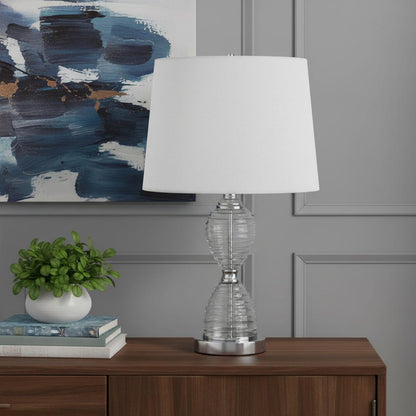 Clear Table Lamp w/ Shade