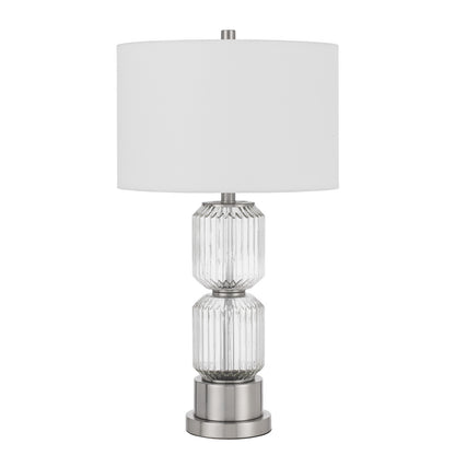 Nickel Table Lamp w/ Shade