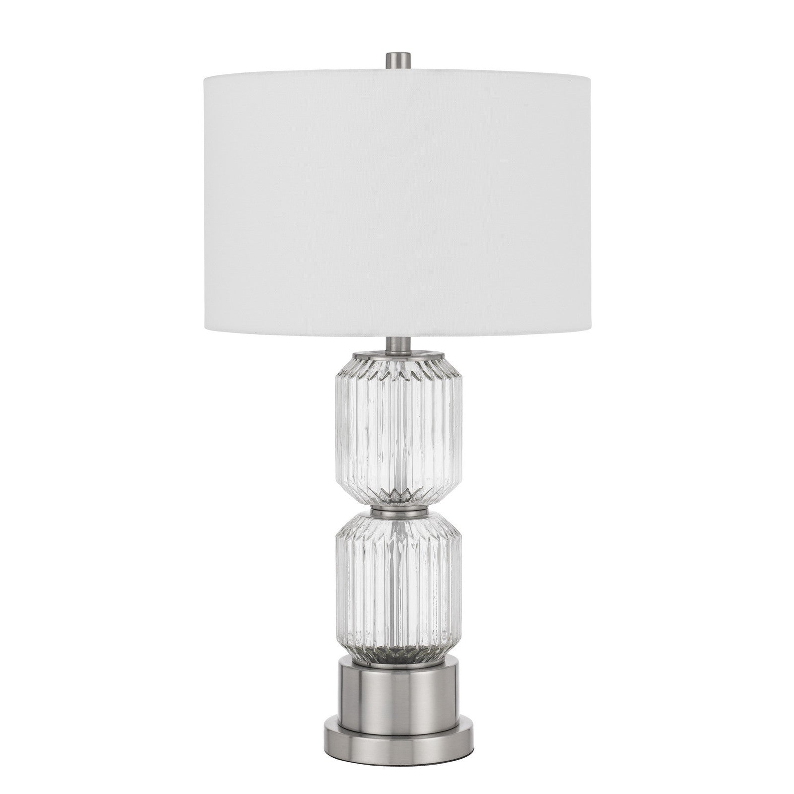 Nickel Table Lamp w/ Shade