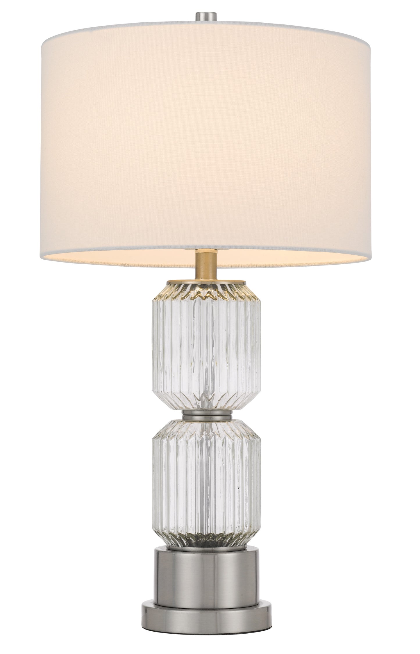 Nickel Table Lamp w/ Shade