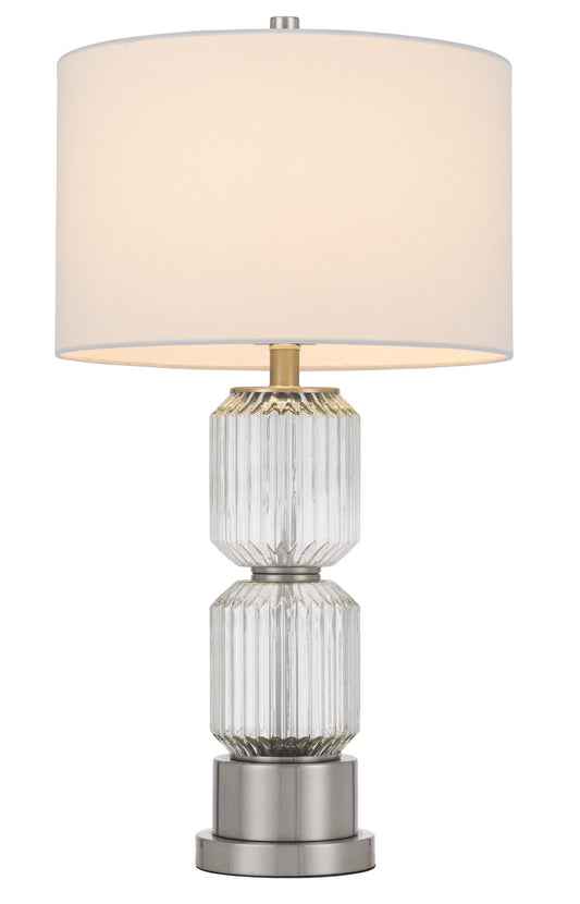 Nickel Table Lamp w/ Shade