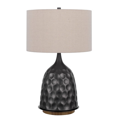 Gray Table Lamp w/ Shade