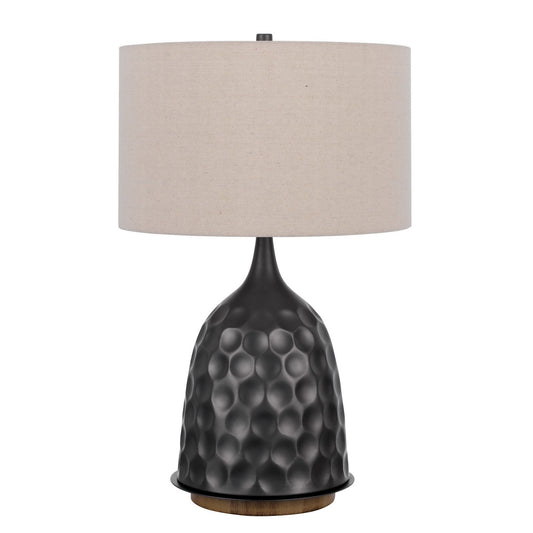 Gray Table Lamp w/ Shade