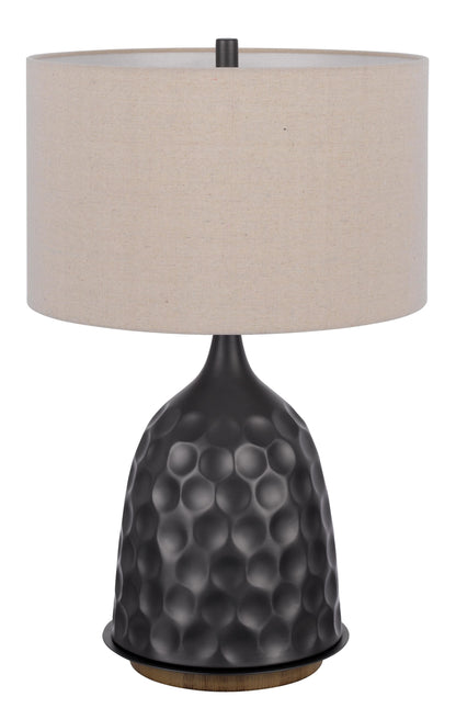 Gray Table Lamp w/ Shade