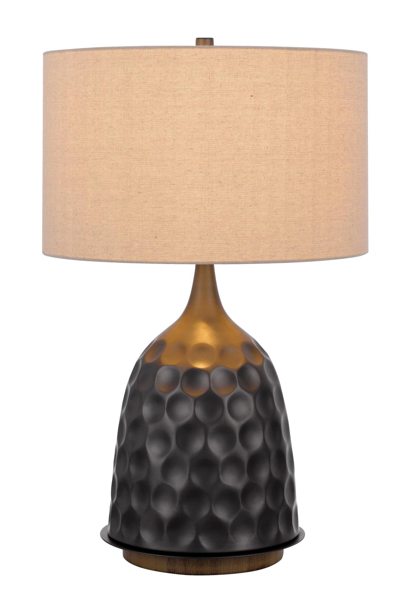 Gray Table Lamp w/ Shade