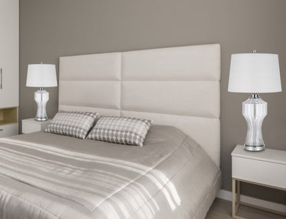 Clear Glass Table Lamp w/ Shade