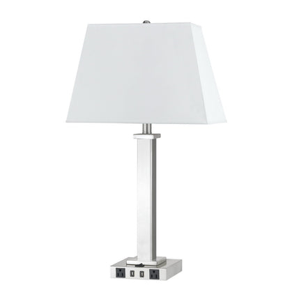 Nickel Table Lamp w/ Shade
