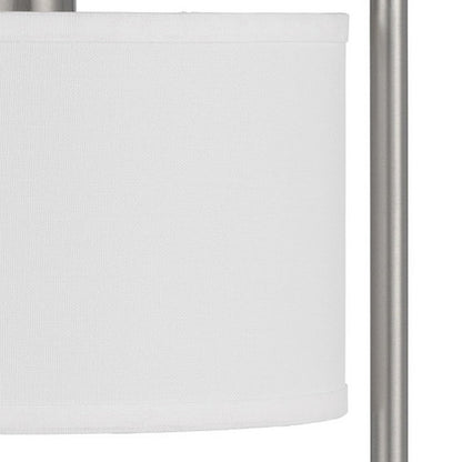 Nickel Desk Table Lamp w/ Shade