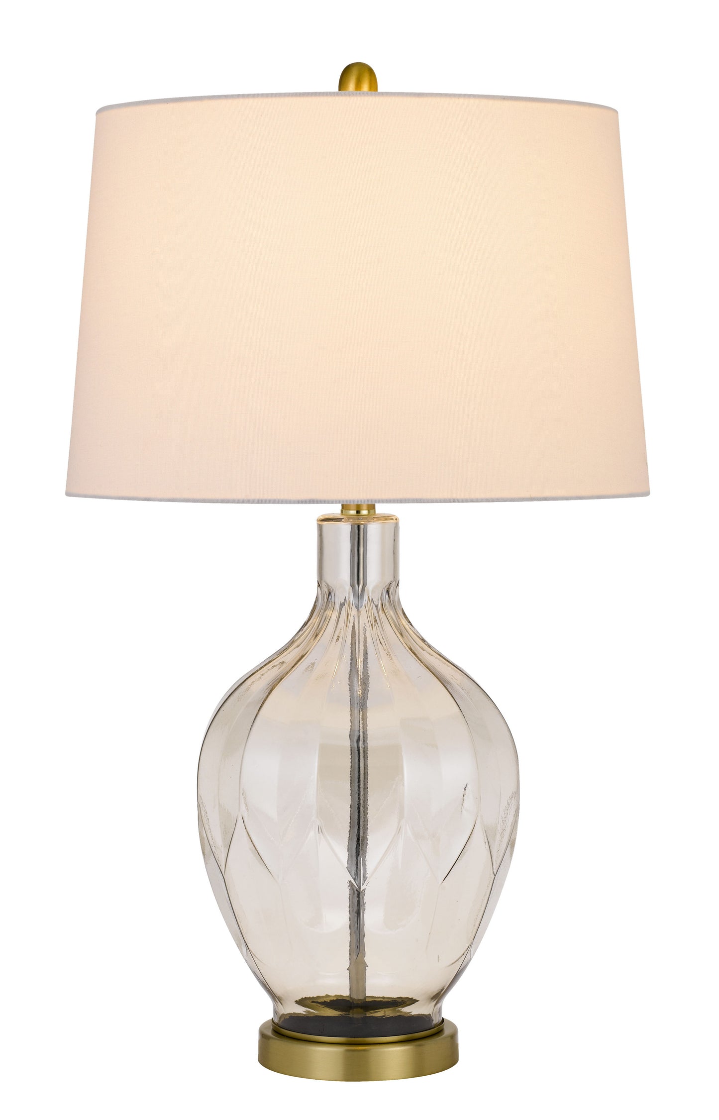 Clear Table Lamp w/ Off Shade