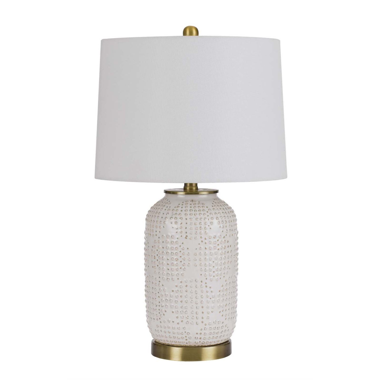 Ivory Table Lamp w/ Shade