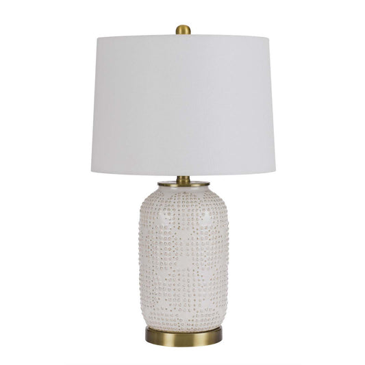 Ivory Table Lamp w/ Shade