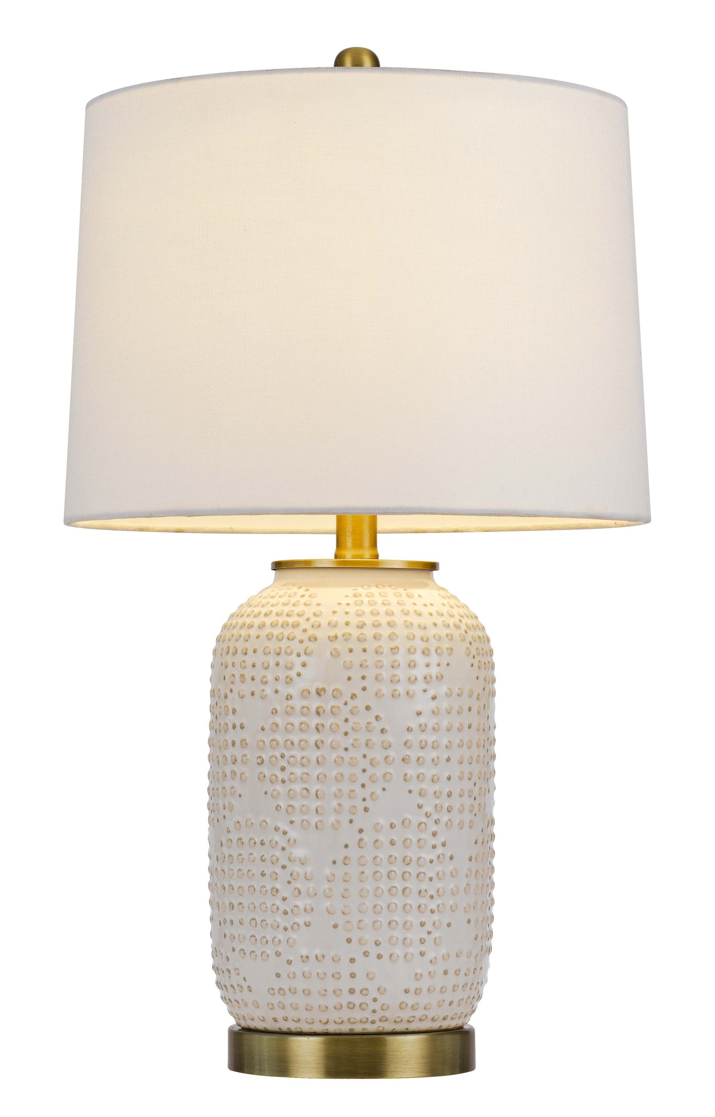 Ivory Table Lamp w/ Shade