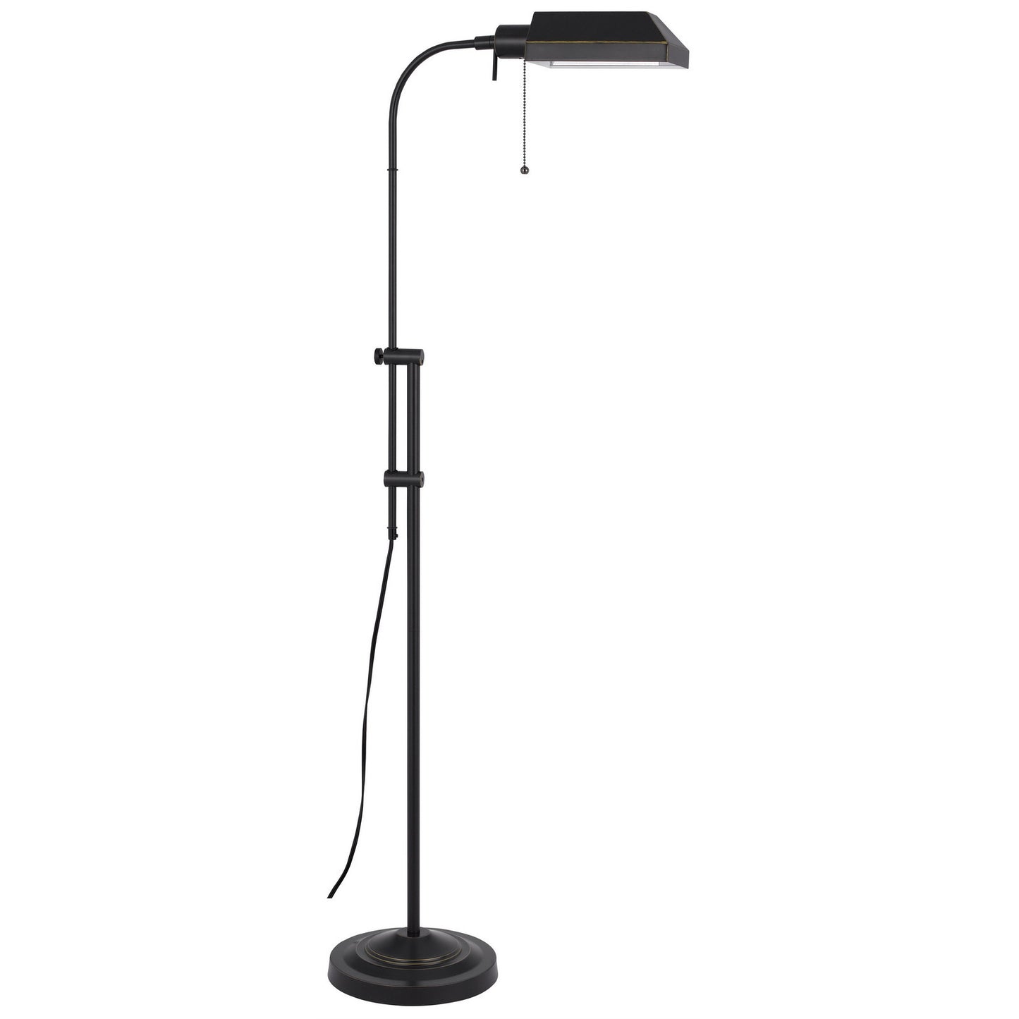 Bronze Adjustable Floor Lamp w/ Shade