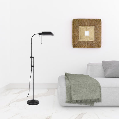 Bronze Adjustable Floor Lamp w/ Shade