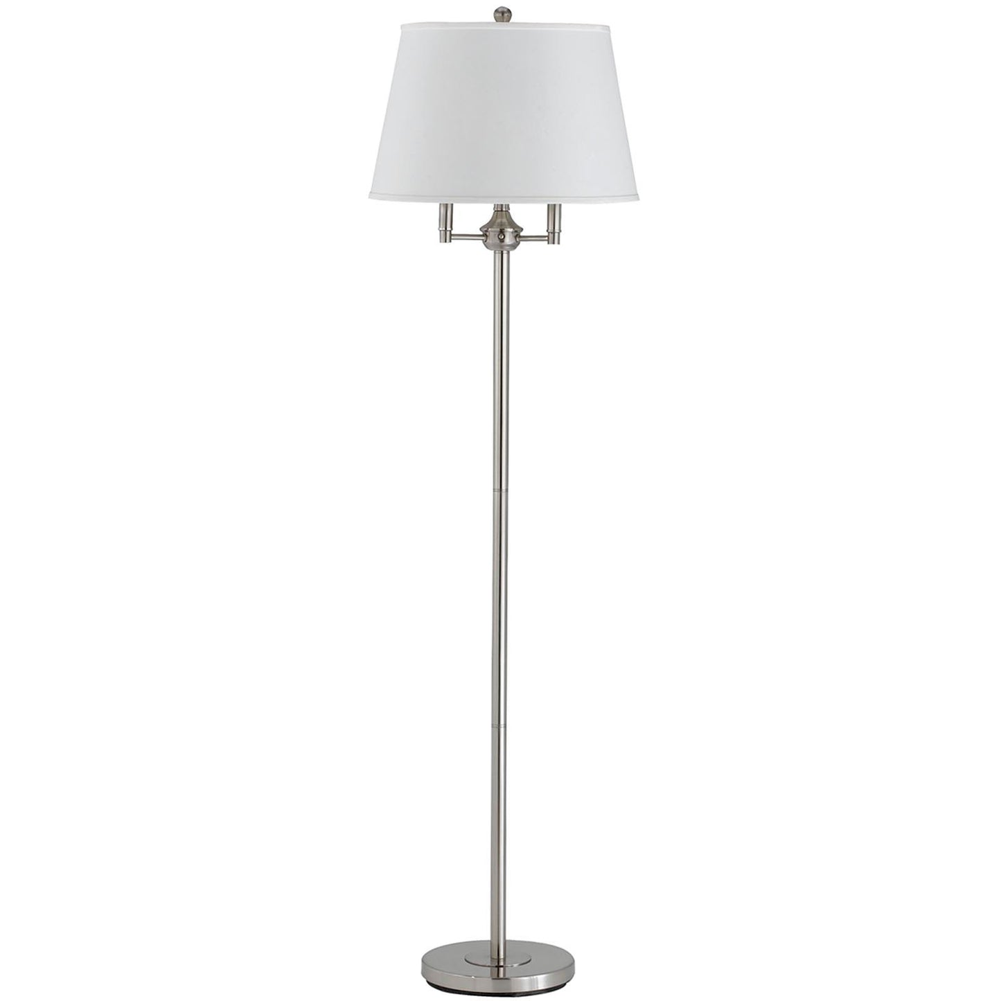 Nickel 4-Light Floor Lamp w/ Shade