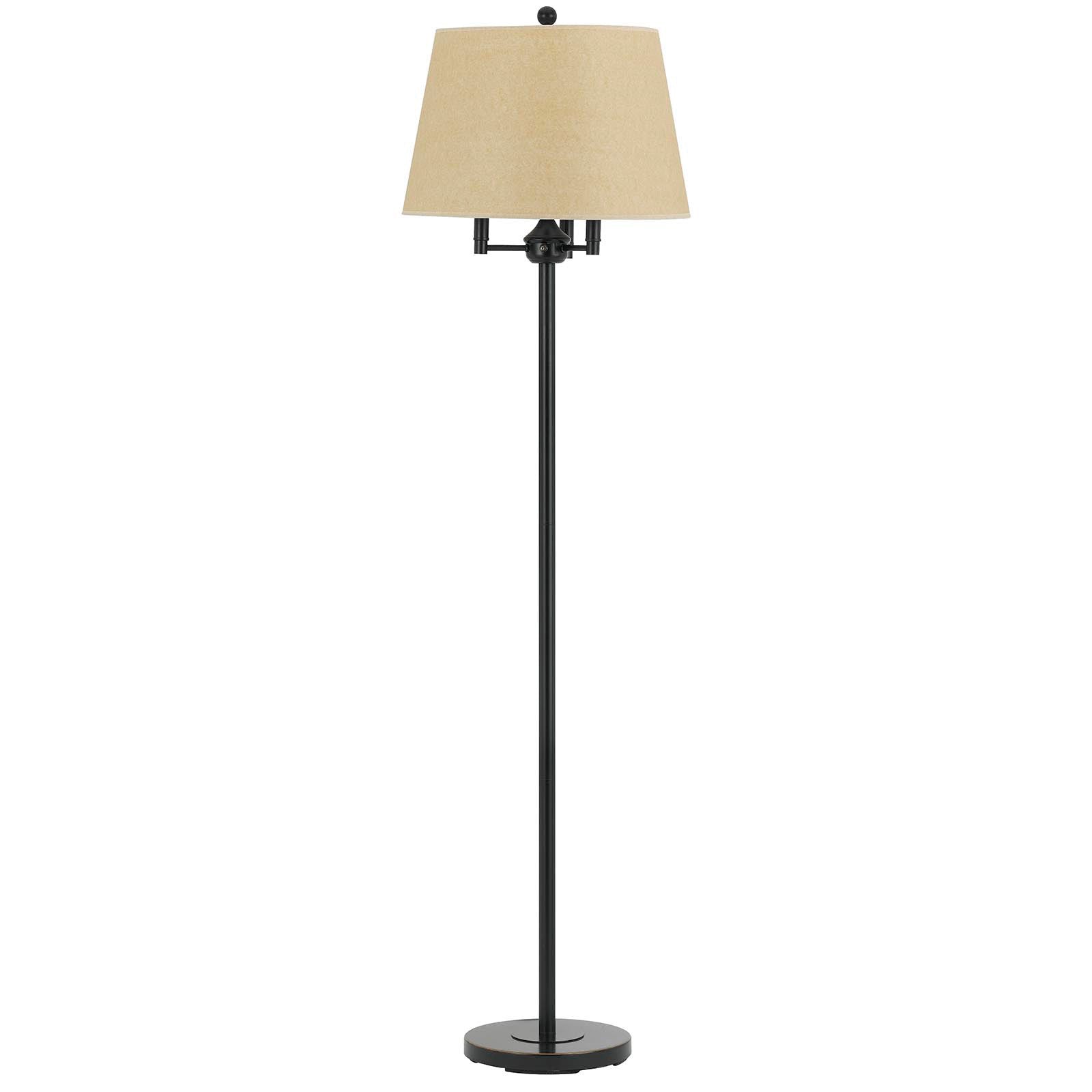 Bronze 4-Light Floor Lamp w/ Shade