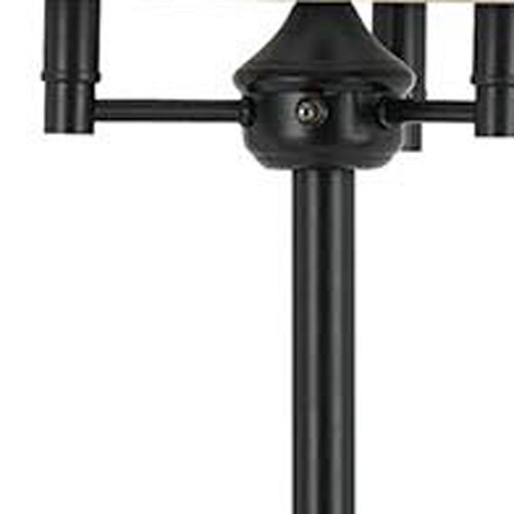 Bronze 4-Light Floor Lamp w/ Shade