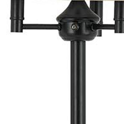 Bronze 4-Light Floor Lamp w/ Shade