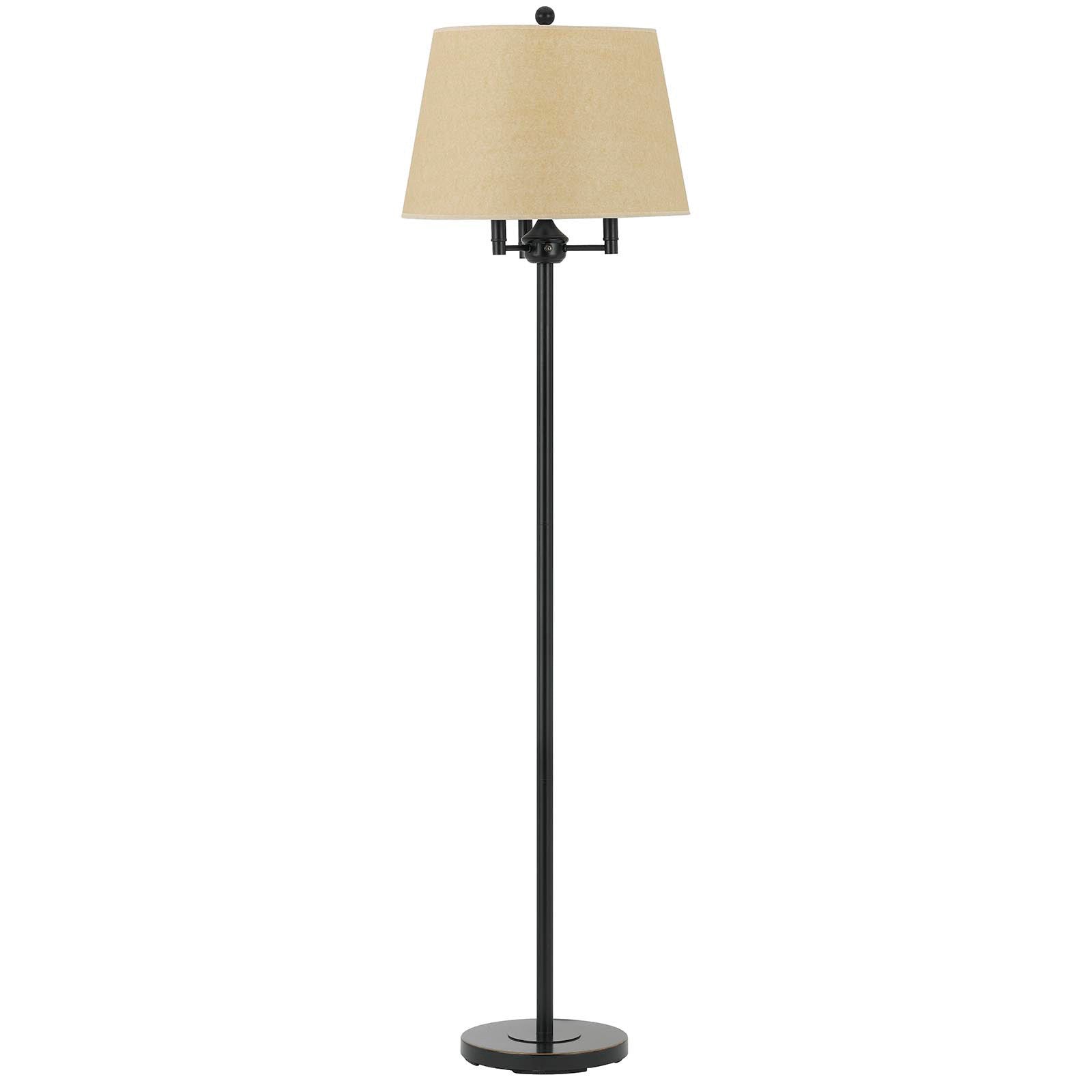 Bronze 4-Light Floor Lamp w/ Shade