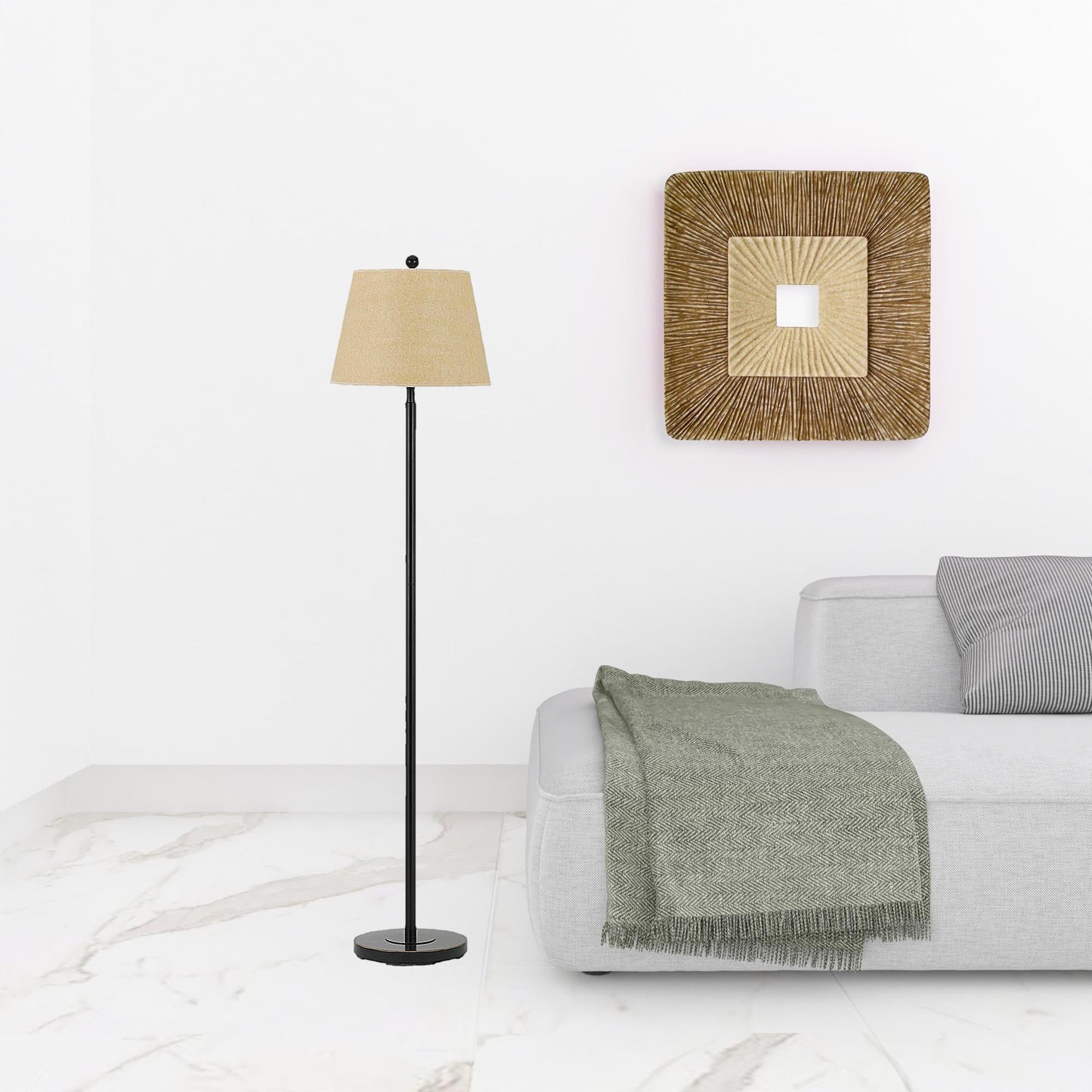 Bronze Floor Lamp w/ Shade