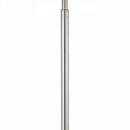 Nickel Tray Table Floor Lamp w/ Shade