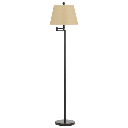 Bronze Swing Arm Floor Lamp w/ Shade