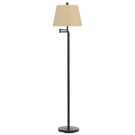 Bronze Swing Arm Floor Lamp w/ Shade