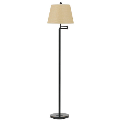 Bronze Swing Arm Floor Lamp w/ Shade
