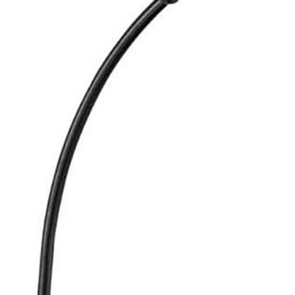 Black Tray Table Floor Lamp w/ Shade