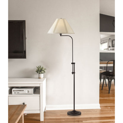 Bronze Adjustable Floor Lamp w/ Shade