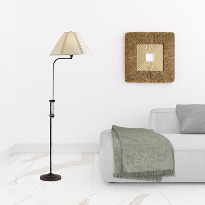 Bronze Adjustable Floor Lamp w/ Shade