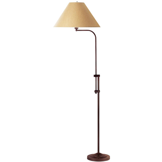Rusted Adjustable Floor Lamp w/ Shade
