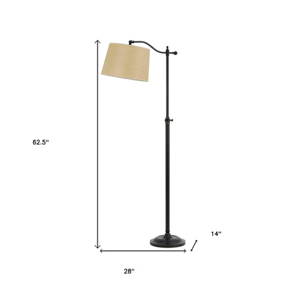 Bronze Adjustable Floor Lamp w/