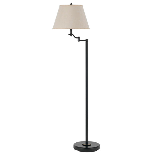 Bronze Swing Arm Floor Lamp w/ Shade