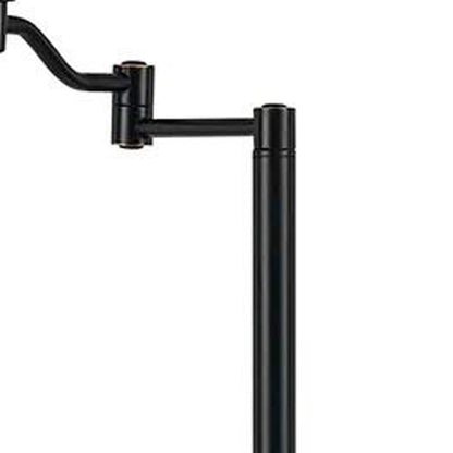 Bronze Swing Arm Floor Lamp w/ Shade