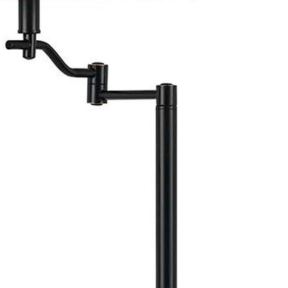 Bronze Swing Arm Floor Lamp w/ Shade