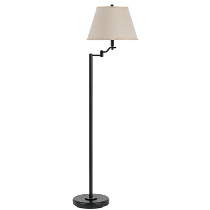 Bronze Swing Arm Floor Lamp w/ Shade