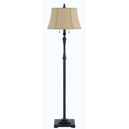 Bronze 2-Light Floor Lamp w/ Shade